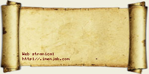 Isidora Backović vizit kartica